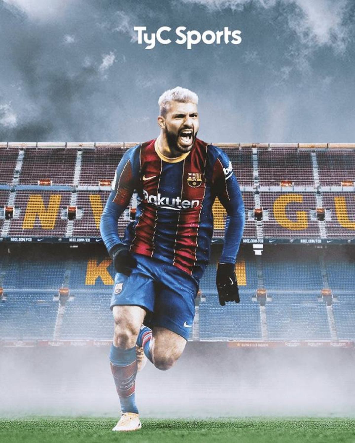 @TyCSports ¡EL KUN JUGARÁ EN EL BARCELONA!