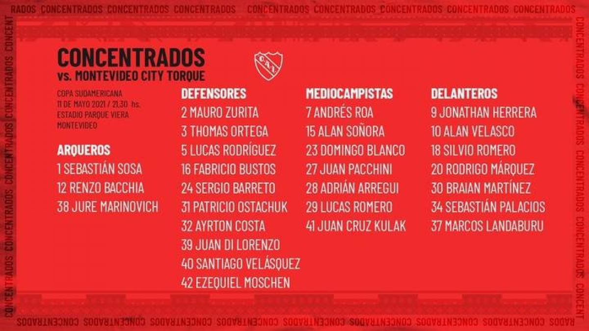 @Independiente El Rey de Copas se va a Uruguay.