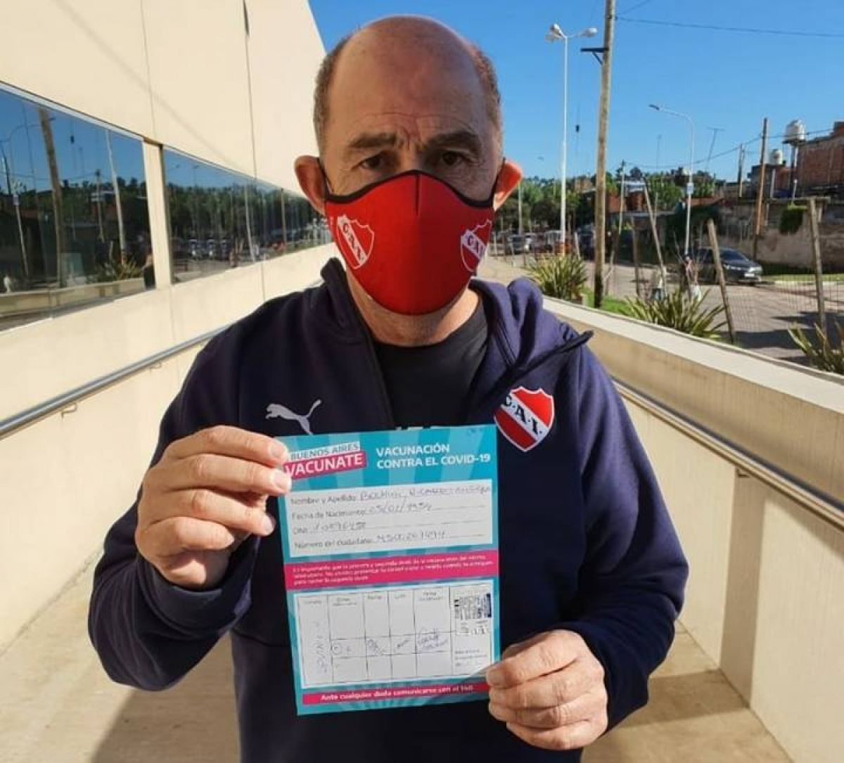 El Bocha, vacunado. Bertoni también...