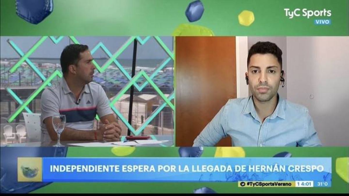 @GastonEdul Recién contamos en @TyCSports que Hernán Crespo no aseguró que va a ser el DT de Independiente.