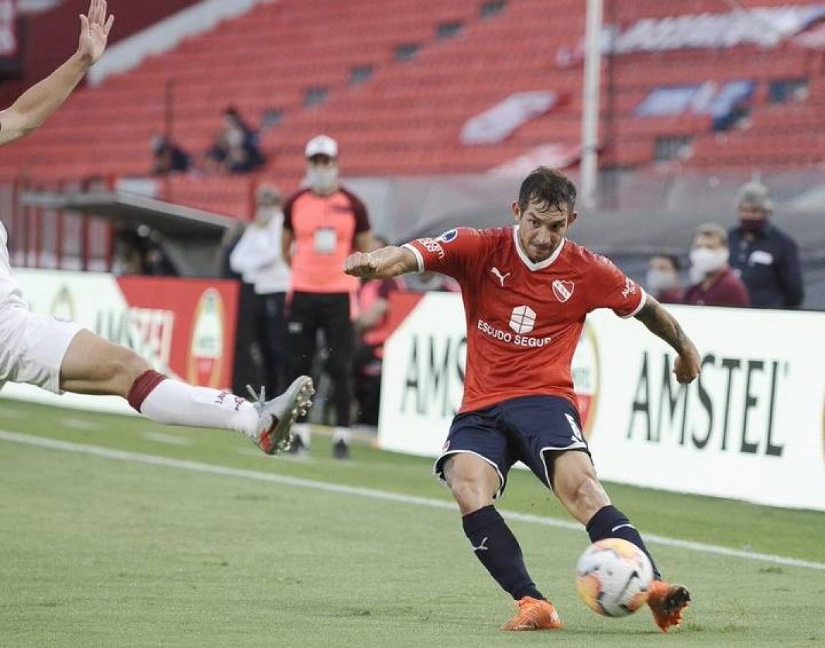 @JuanchiEgido18 Lucas Rodríguez se recuperó del coronavirus y hoy se entrenó en Domínico.