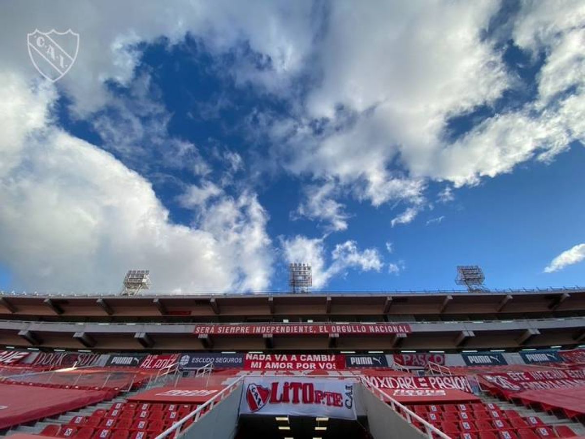 @Independiente Quiero estar acá con vos. Enviar. #TodoRojo
