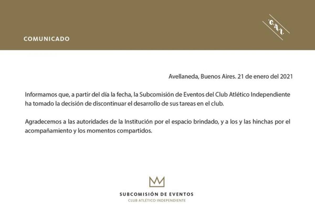 @EventosCAI COMUNICADO OFICIAL.