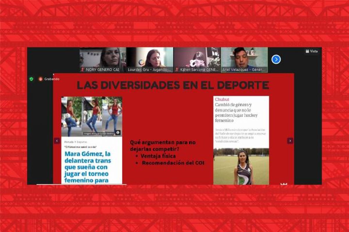 Género y Diversidad. CICLO DE CAPACITACIONES JUNTO A JUGANDO ES MEJOR.