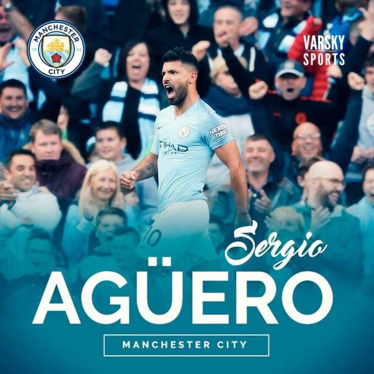 @VarskySports Kun Agüero Bandera de Argentina será refuerzo de Barcelona.