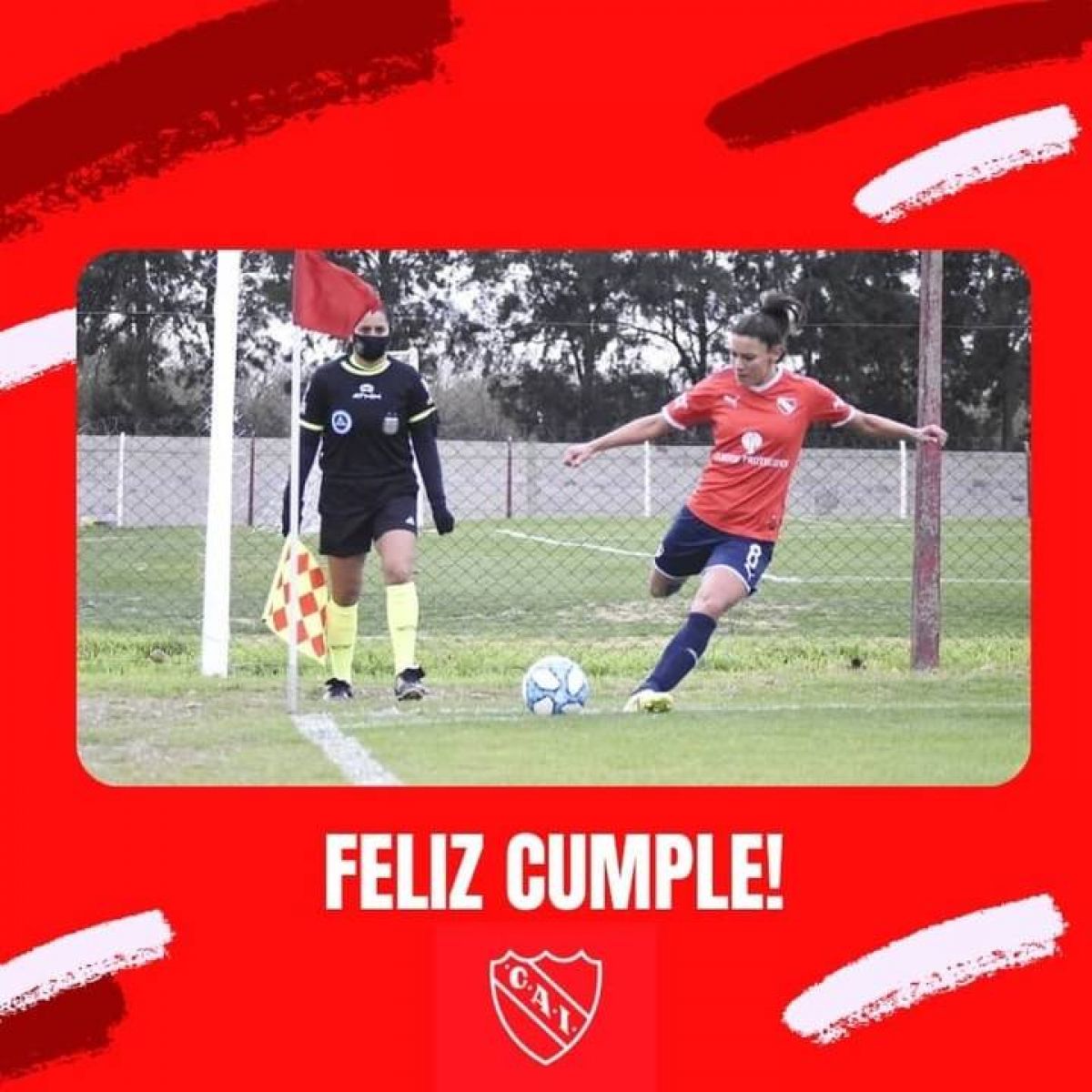 #Independiente Fútbol Femenino Oficial. Hoy cumple años Magali Molina.-