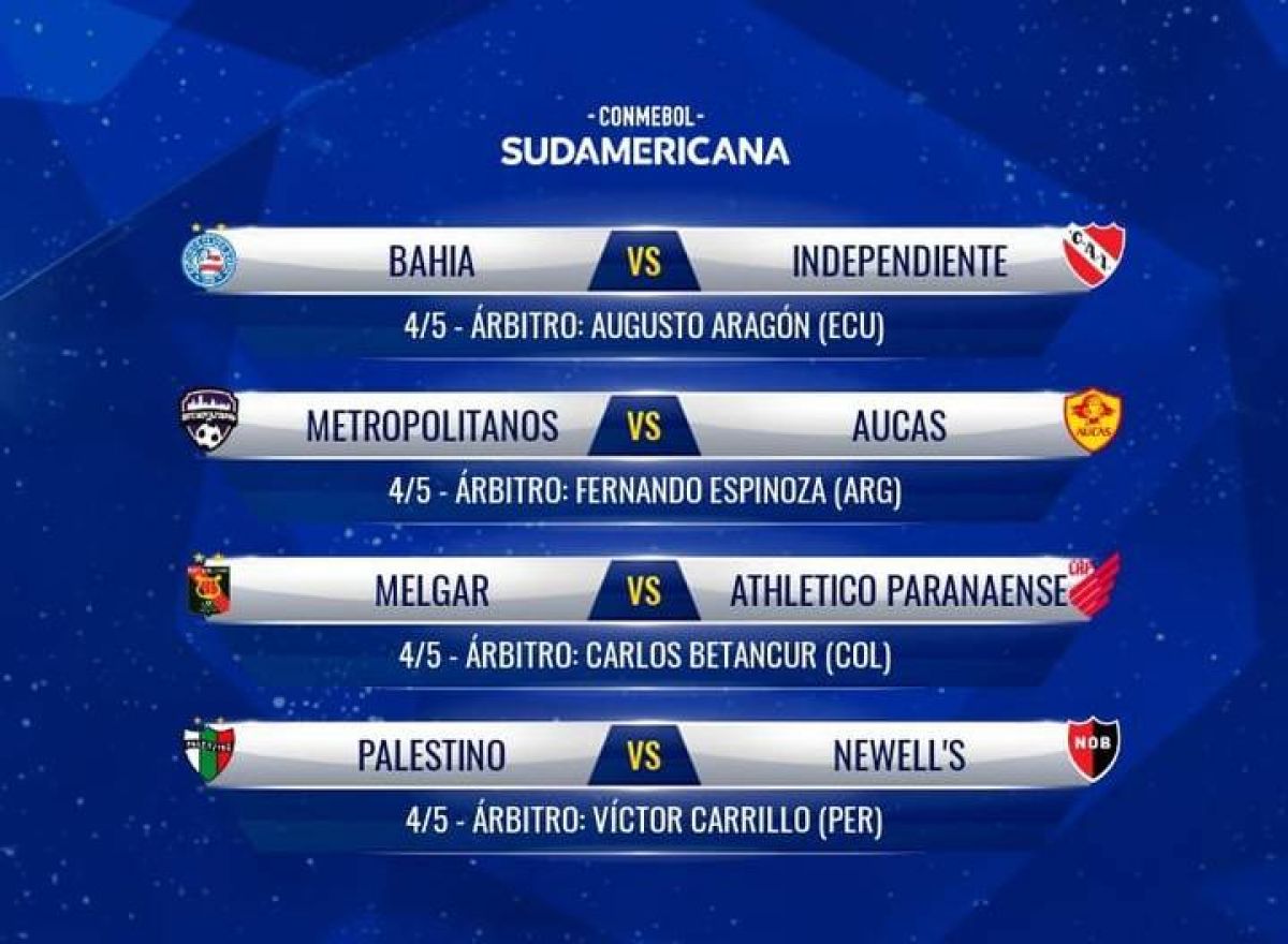 @Mati_Martinez) El ecuatoriano Augusto Aragón será el árbitro para #Bahia vs #Independiente
