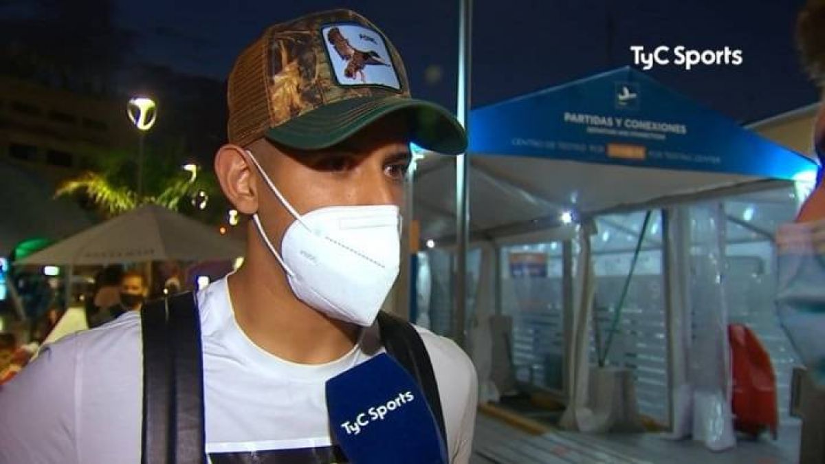 Franco: "Estoy contento por el paso que voy a dar".