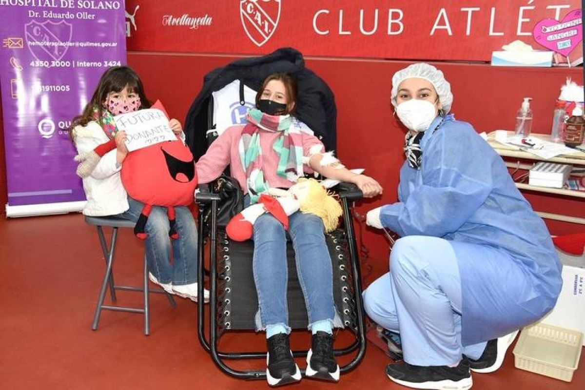 @Independiente Jornada de donación de sangre en el lugar más lindo del mundo.