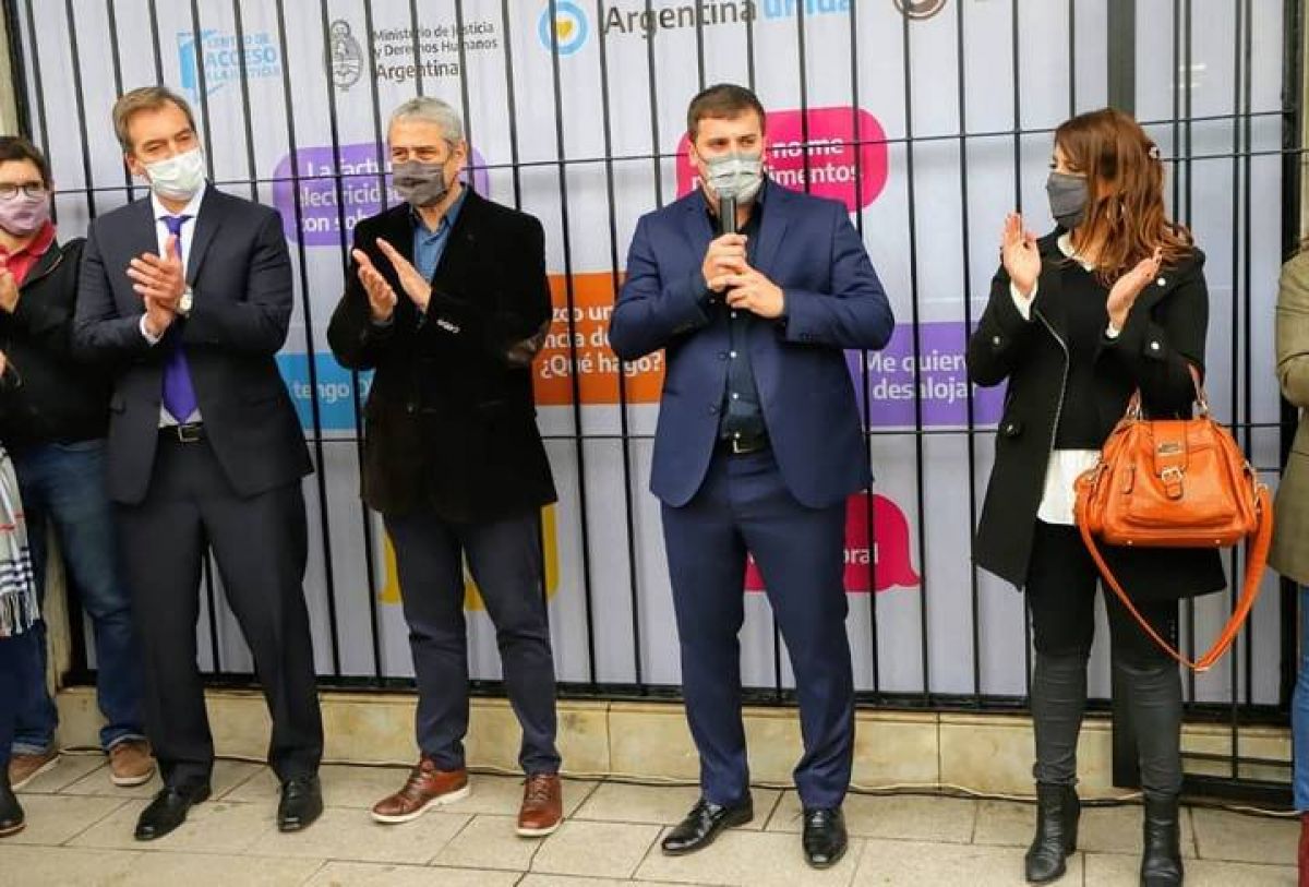 Los ministros #Ferraresi y #Soria inauguraron un Centro de Acceso a la Justicia en #Avellaneda .- @gestion_a .-