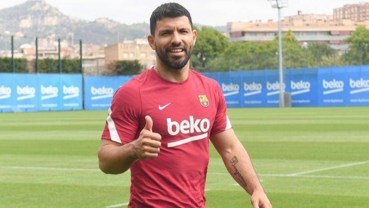 @scagliola_lucas Sergio Agüero empezó con la recuperación en su gemelo.