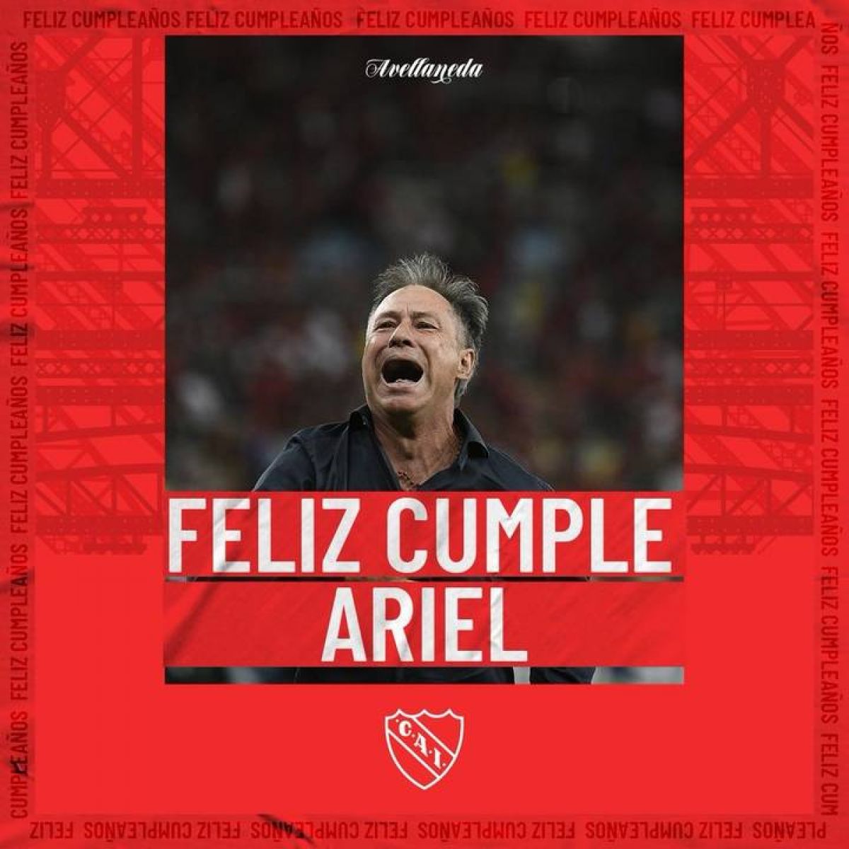 Ariel Holan @arielholan_DT Gracias a todo el pueblo rojo por tanto cariño.