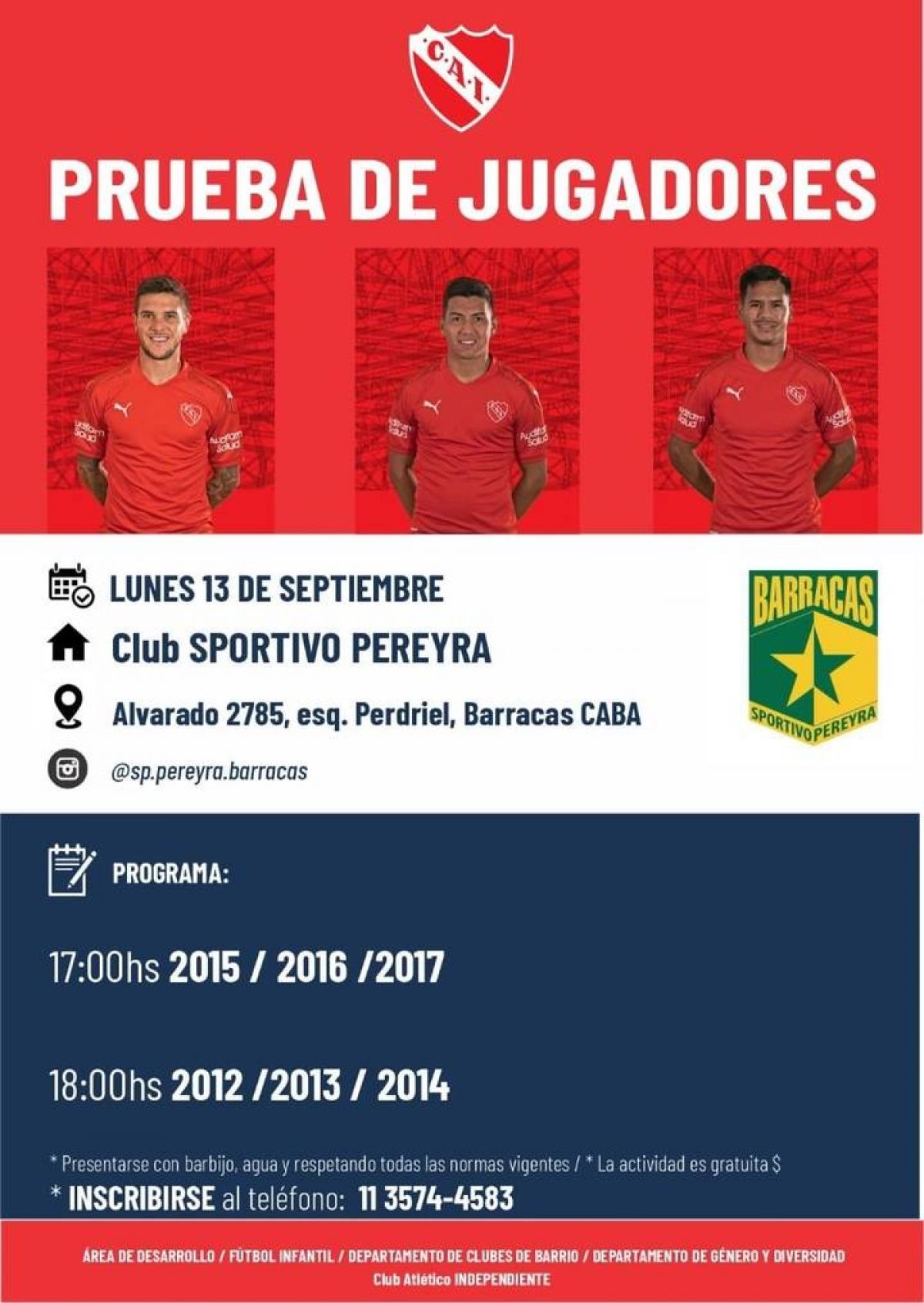 Peñas Cai ) PRUEBA DE JUGADORES JUVENILES EN #BARRACAS CITY...
