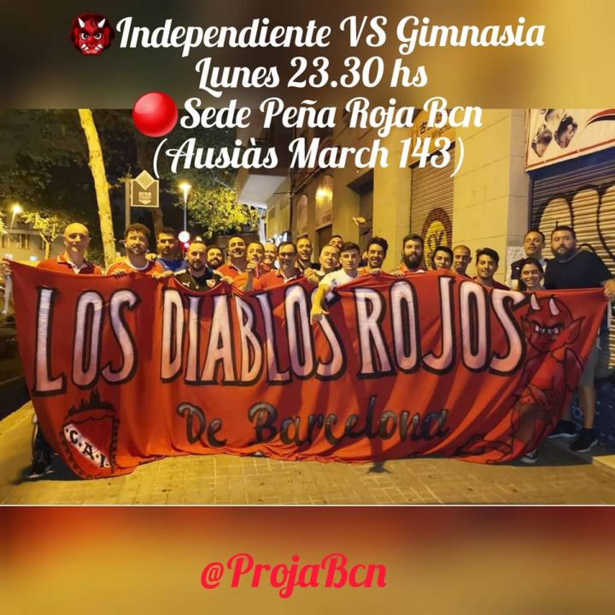 Peña Roja #Barcelona Barcelona, #España  ·  ESTA NOCHE JUEGA EL REY DE COPAS!!!