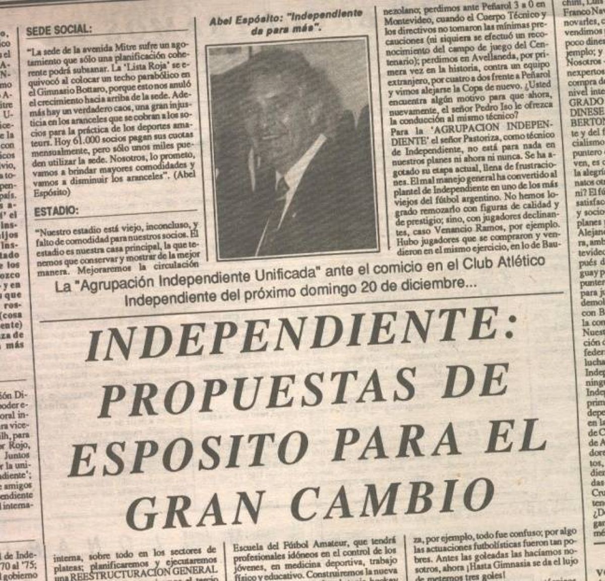 2016) RECORDACIÓN: A 25 AÑOS DEL ADIÓS DEL LEGENDARIO ABEL ESPÓSITO.