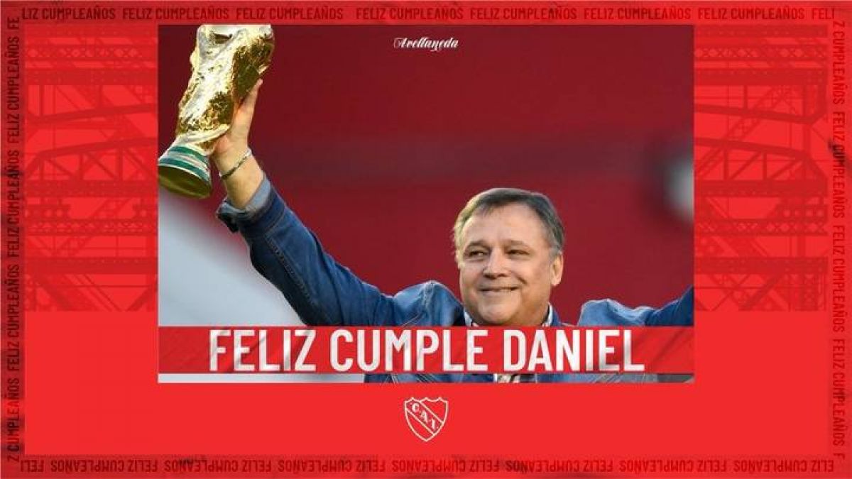 ¡Feliz cumpleaños Daniel!  #TodoRojo