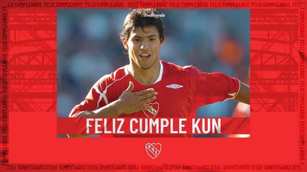 @Independiente ¡Feliz cumpleaños @aguerosergiokun!
