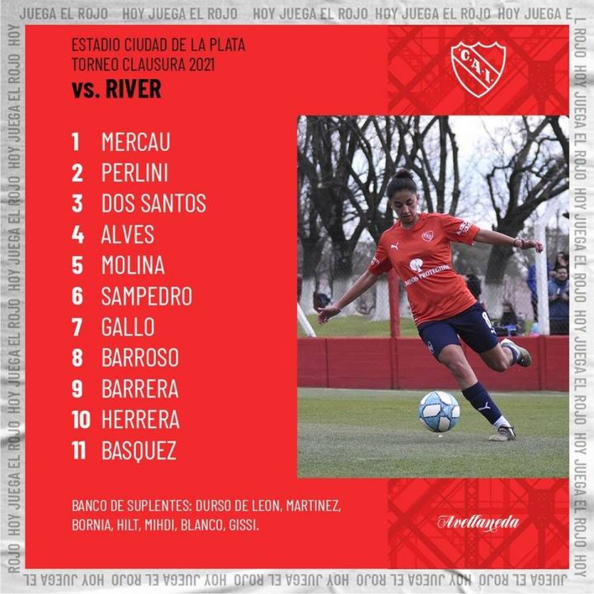 FÚTBOL FEMENINO: RIVER PLATE GOLEÓ A #INDEPENDIENTE: 5 A 0.-