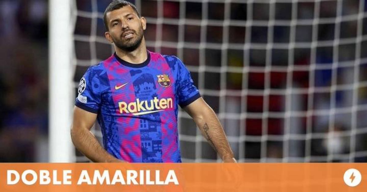 "DOBLE AMARILLA") El mensaje del Kun Agüero: “Estoy haciendo pruebas y esperando a ver mi evolución. Siempre positivo”.
