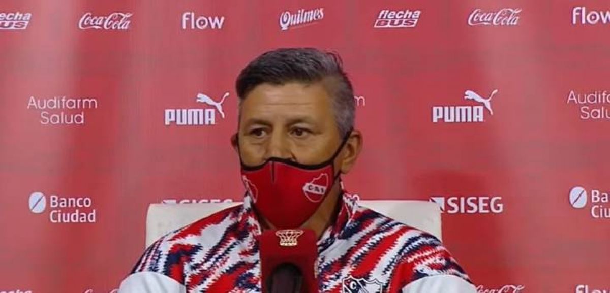 Monzón: "Este triunfo es para el hincha de Independiente y para Falcioni".