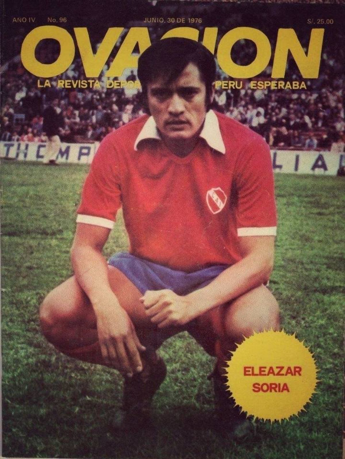 DUELO ROJO) FALLECE ELEAZAR JOSÉ SORIA, EL DESTACADO DEFENSOR PERUANO.-