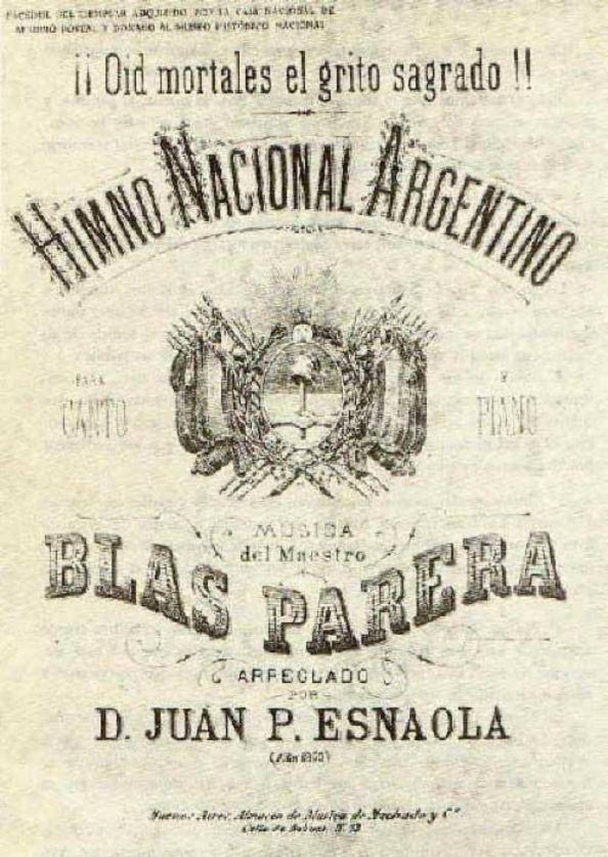 Himno nacional argentino.