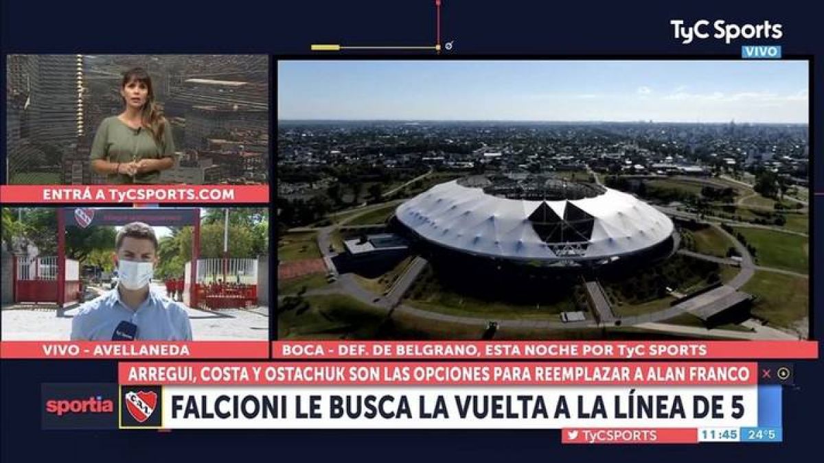 @gastonedul Julio Falcioni volvió a poner a Ayrton Costa entre los titulares.