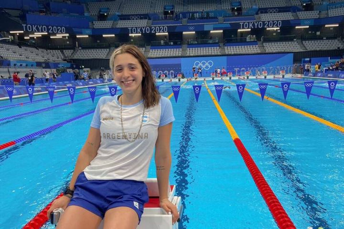 Delfina Pignatiello tuvo su bautismo olímpico en los Juegos de Tokio. "PÁGINA 12".